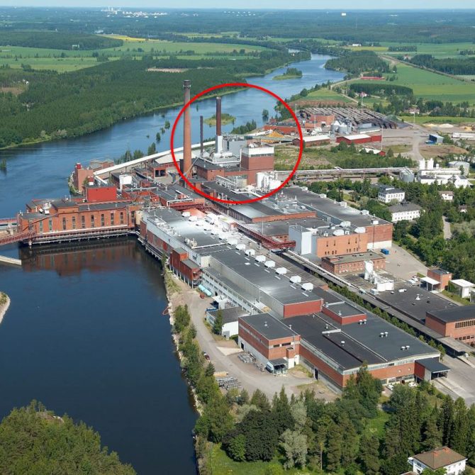 Biomasseheizkraftwerk in Finnland