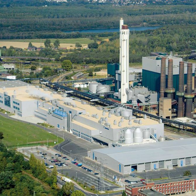 Papierfabrik in Hürth-Knapsack